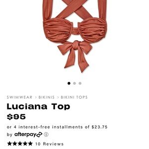 Luciana Rust Bikini Set